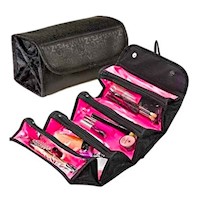 Organizador Neceser Plegable con Colgador para Viaje Negro